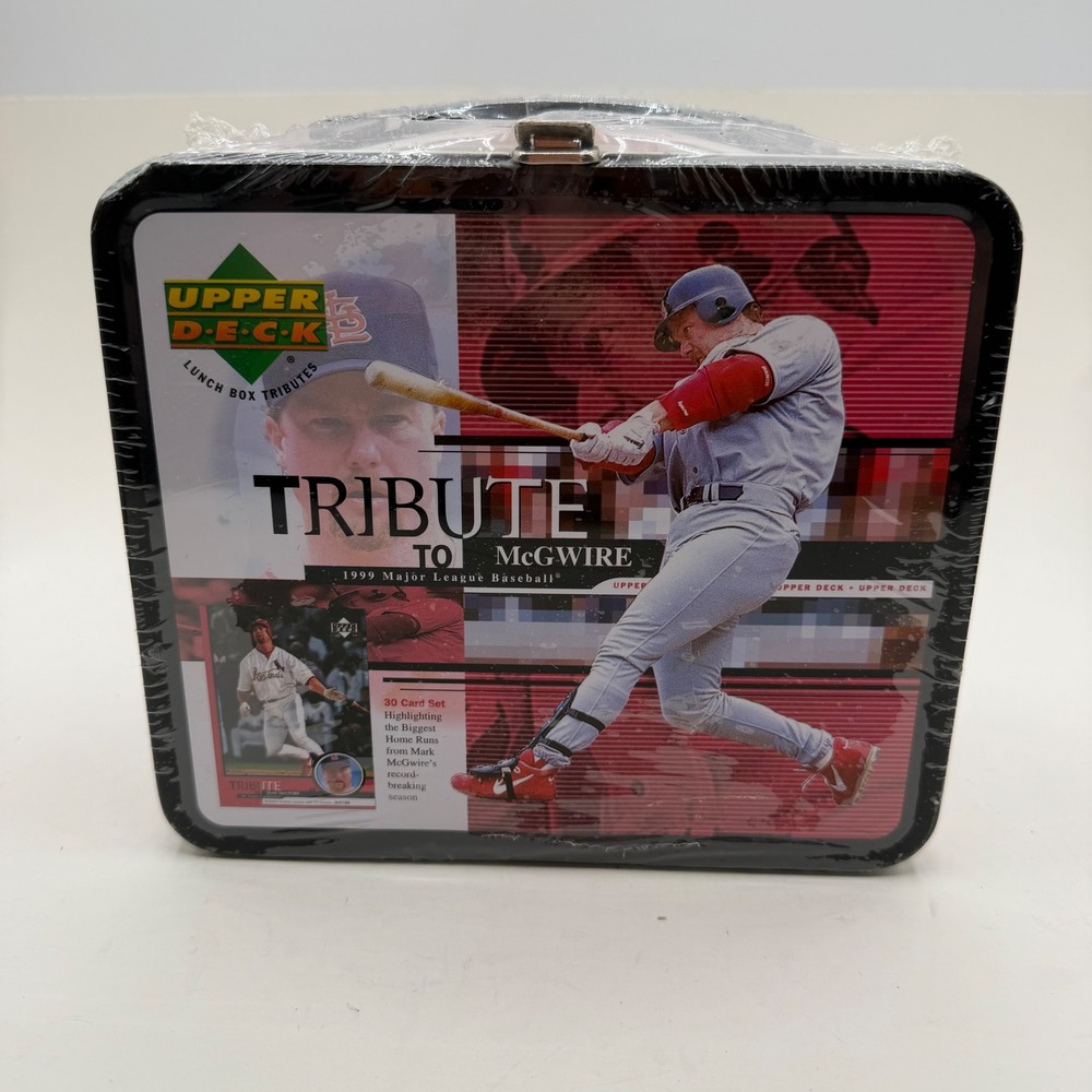 Upper Deck Tribute to Mark McGwire 1999 MLB Lunch Box Tin 30 Card Set Sealed